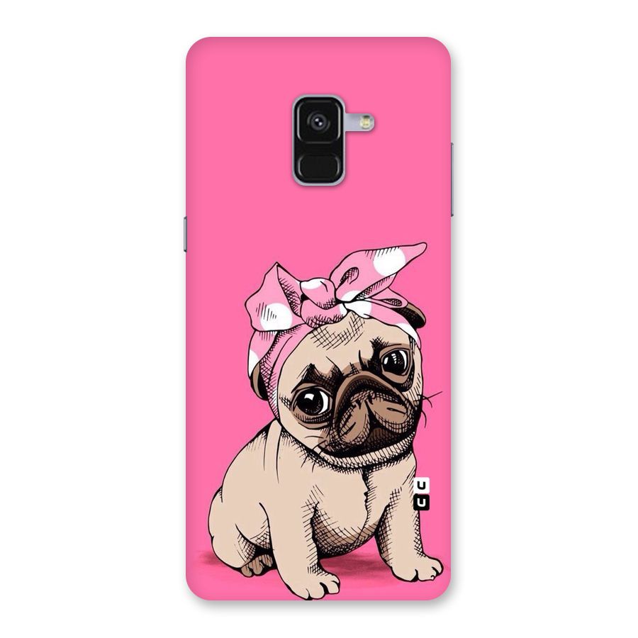 Ribbon Doggo Back Case for Galaxy A8 Plus