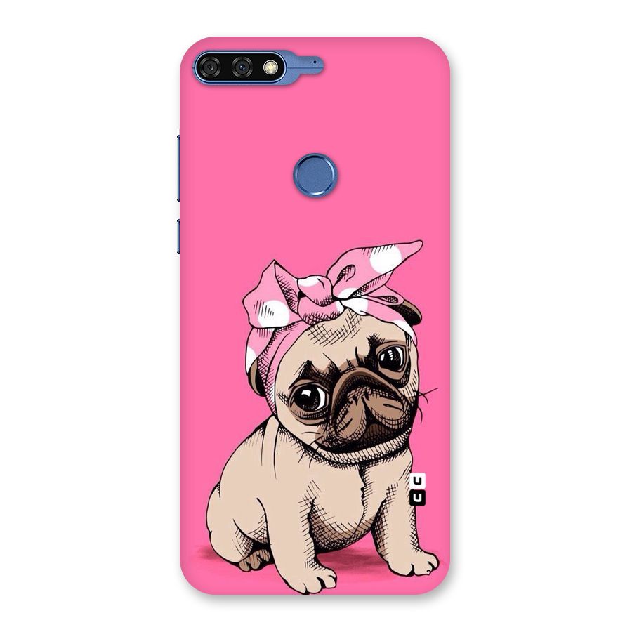Ribbon Doggo Back Case for Honor 7C