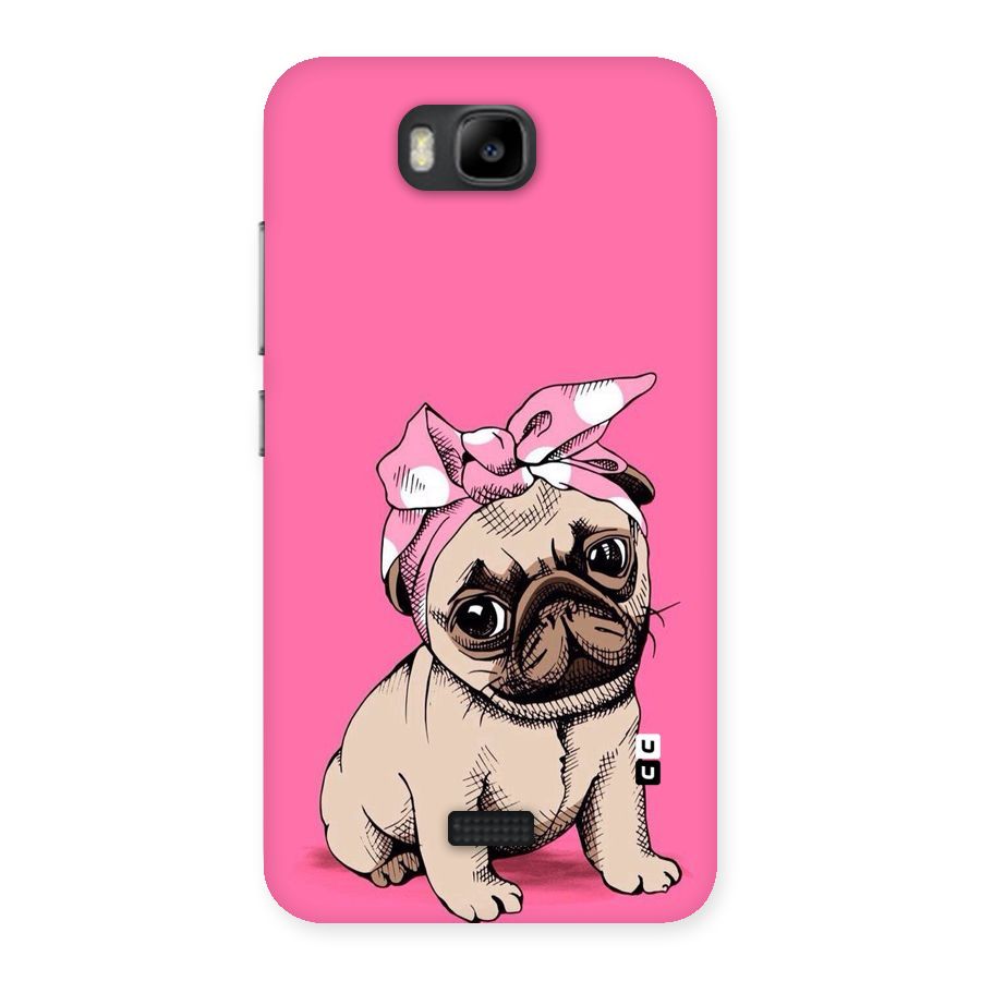 Ribbon Doggo Back Case for Honor Bee