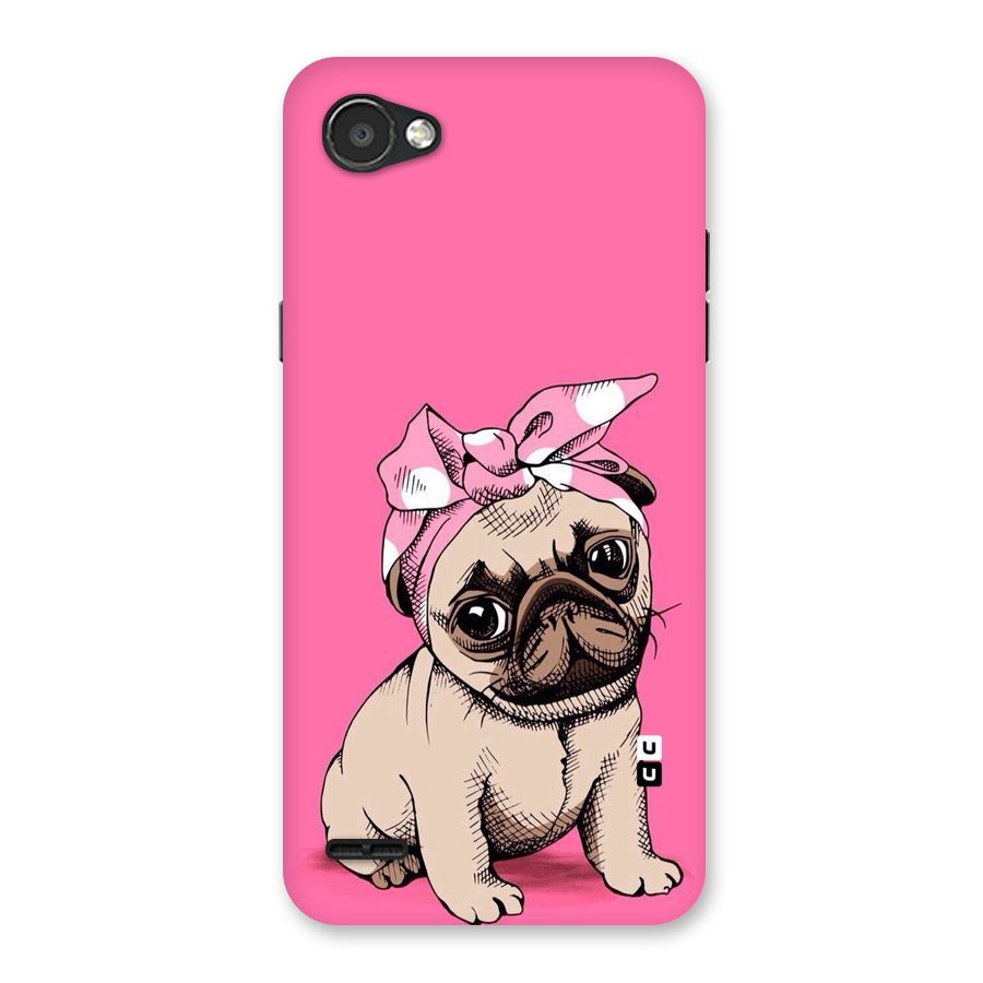 Ribbon Doggo Back Case for LG Q6