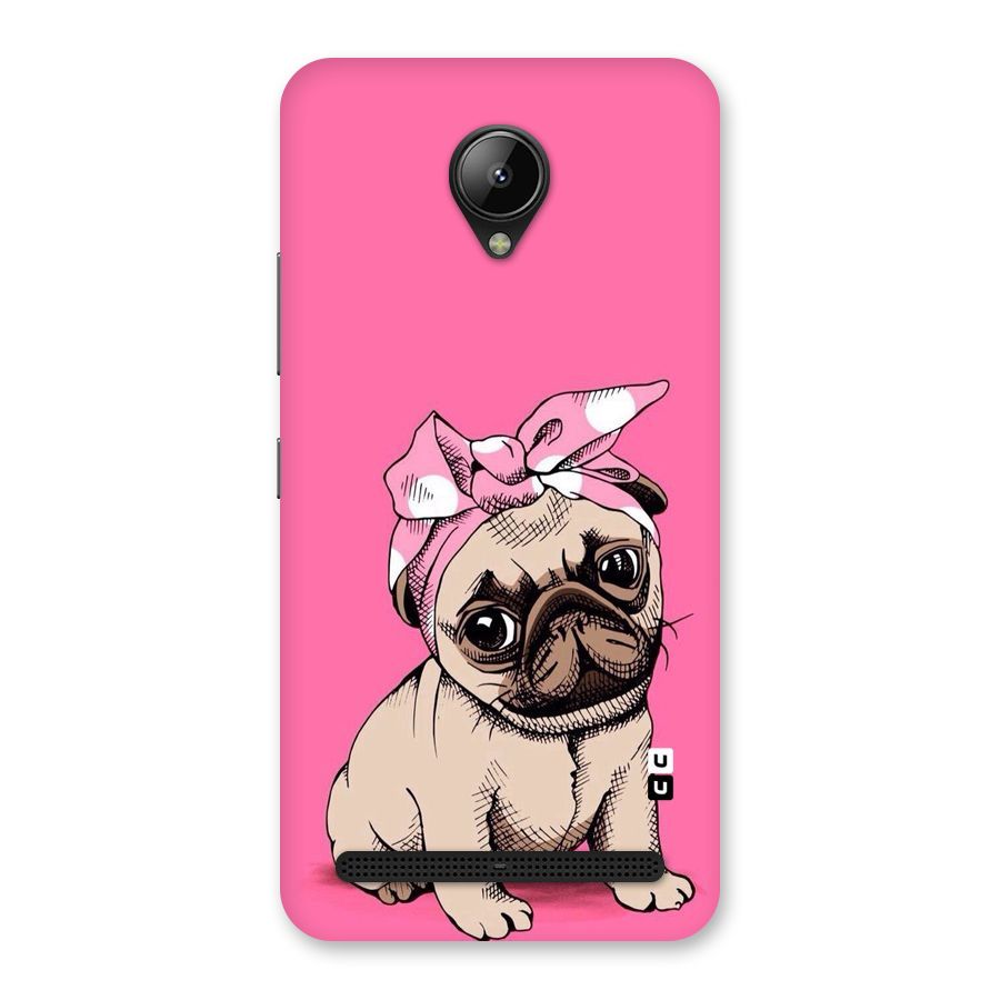 Ribbon Doggo Back Case for Lenovo C2