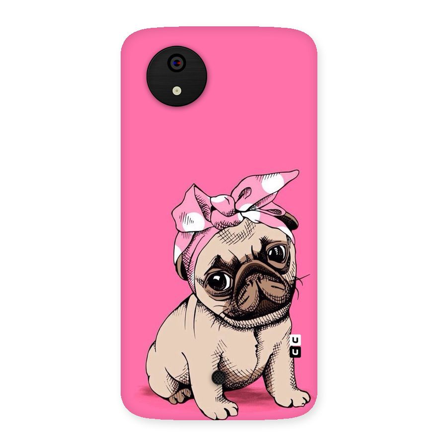 Ribbon Doggo Back Case for Micromax Canvas A1
