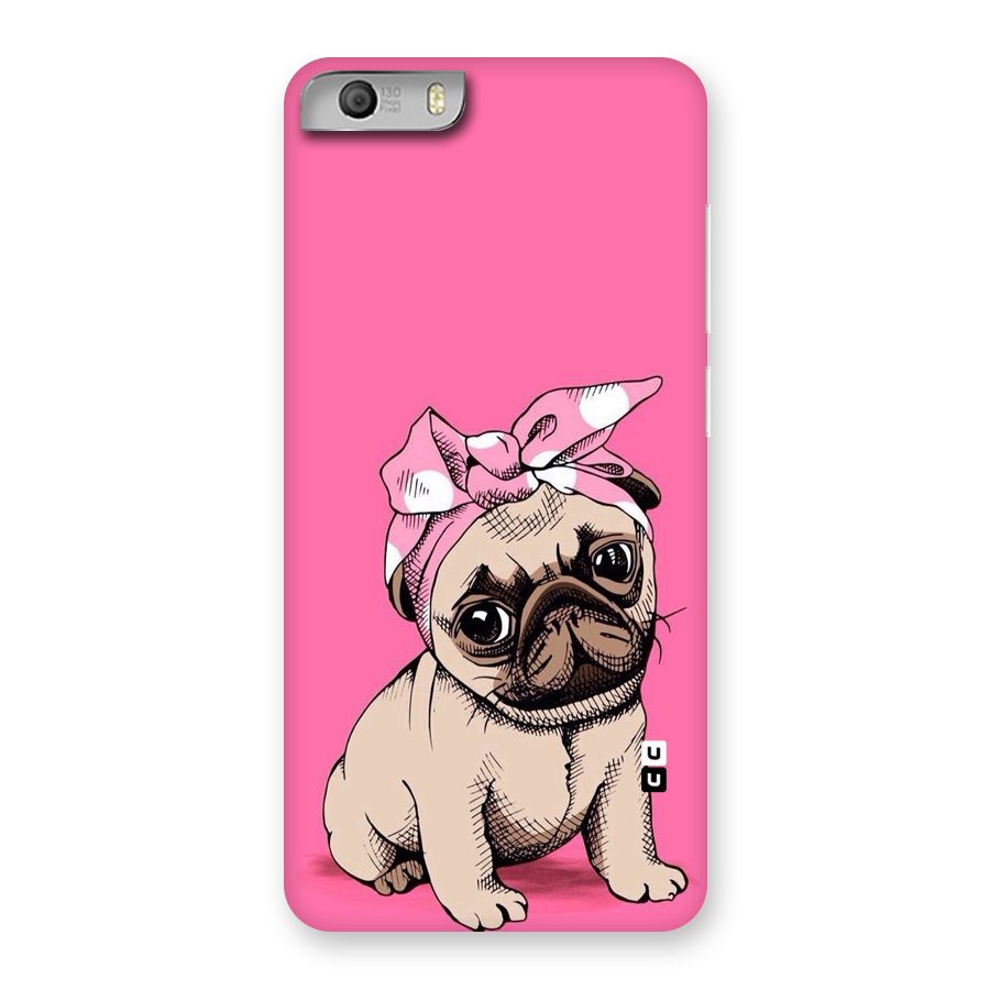 Ribbon Doggo Back Case for Micromax Canvas Knight 2