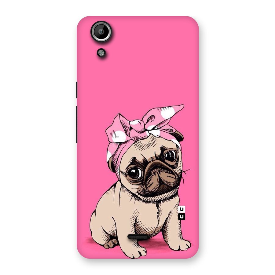 Ribbon Doggo Back Case for Micromax Canvas Selfie Lens Q345