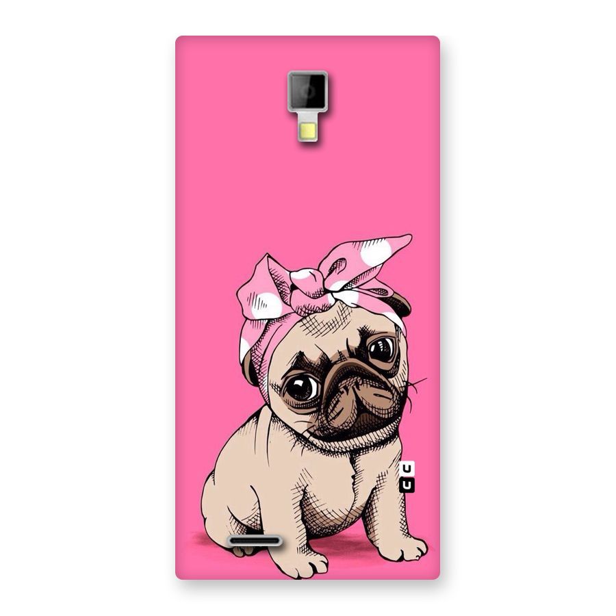 Ribbon Doggo Back Case for Micromax Canvas Xpress A99