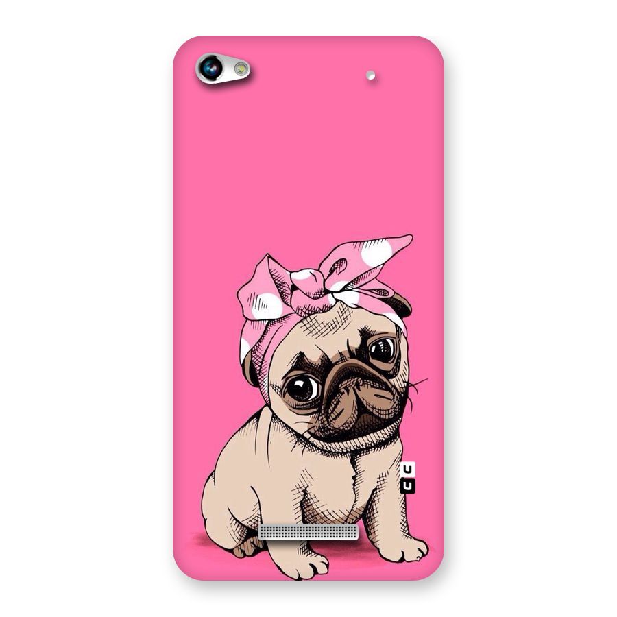Ribbon Doggo Back Case for Micromax Hue 2