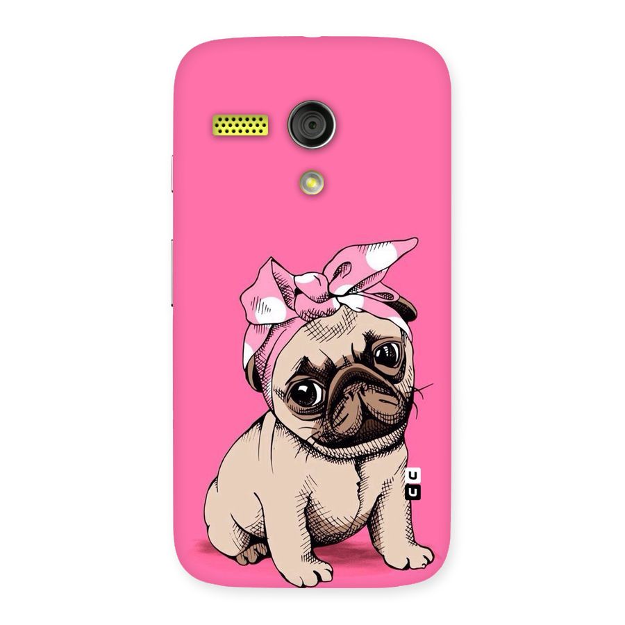 Ribbon Doggo Back Case for Moto G