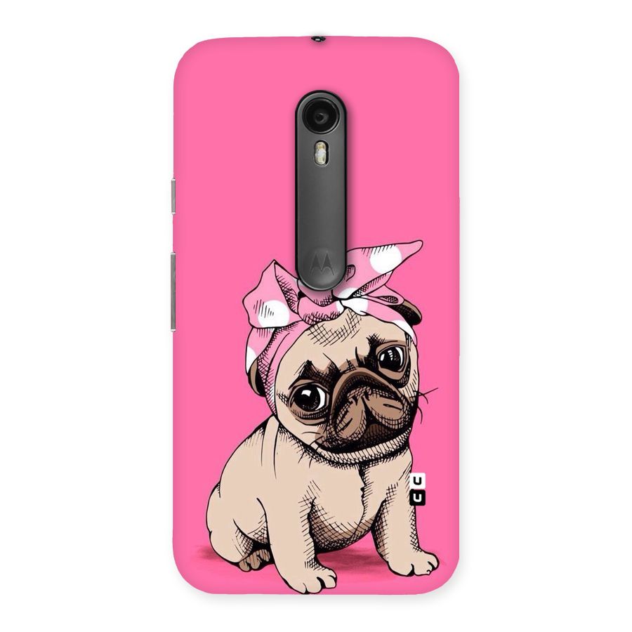 Ribbon Doggo Back Case for Moto G Turbo