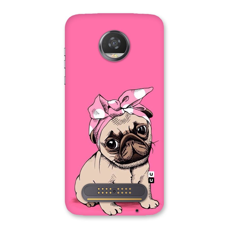 Ribbon Doggo Back Case for Moto Z2 Play