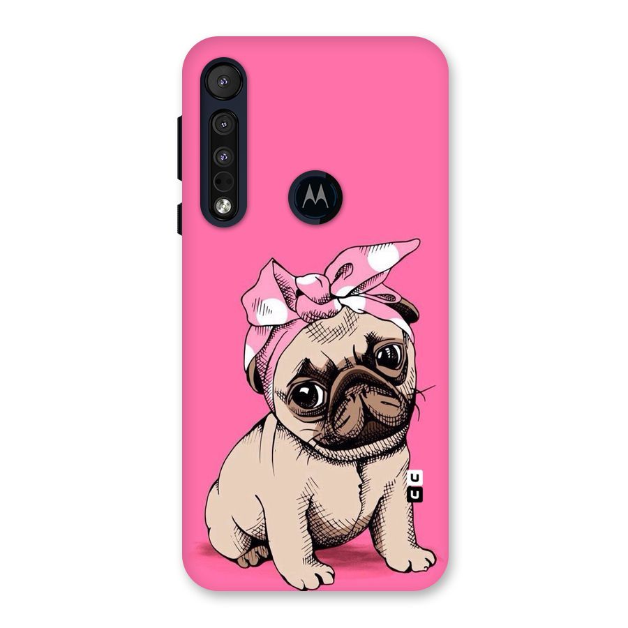 Ribbon Doggo Back Case for Motorola One Macro