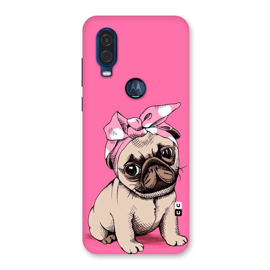 Ribbon Doggo Back Case for Motorola One Vision