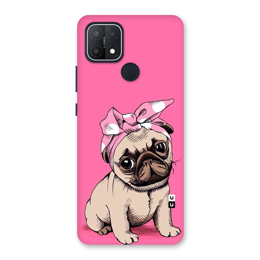 Ribbon Doggo Back Case for Oppo A15s
