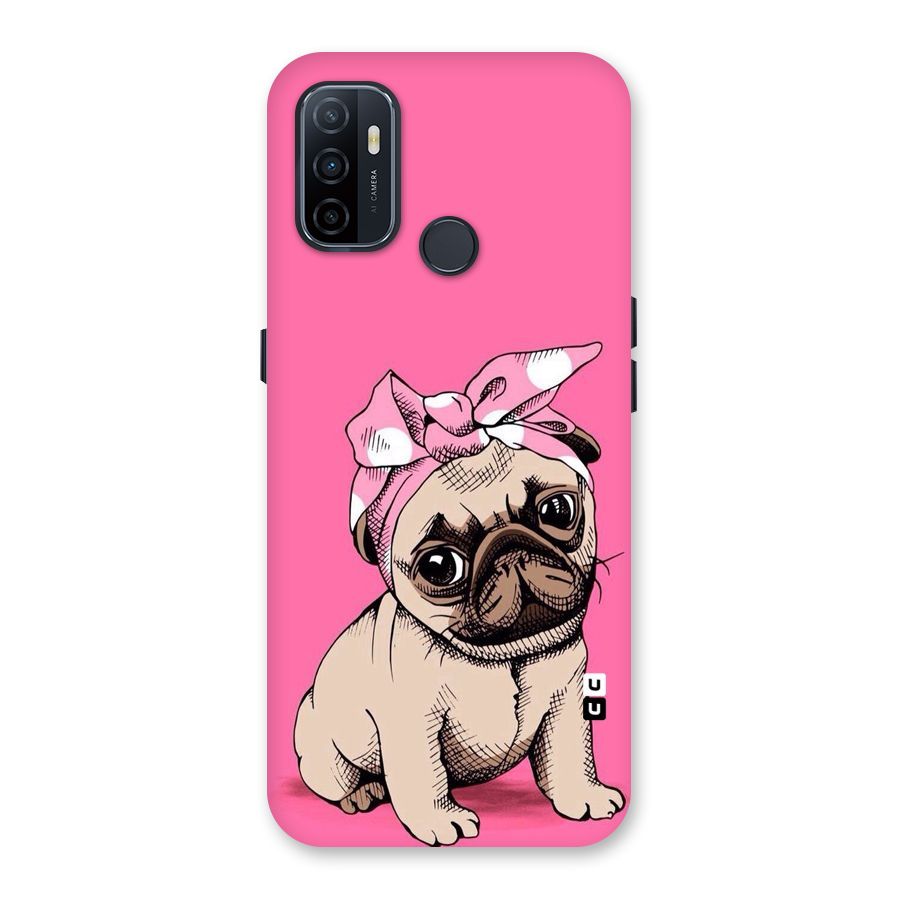 Ribbon Doggo Back Case for Oppo A32