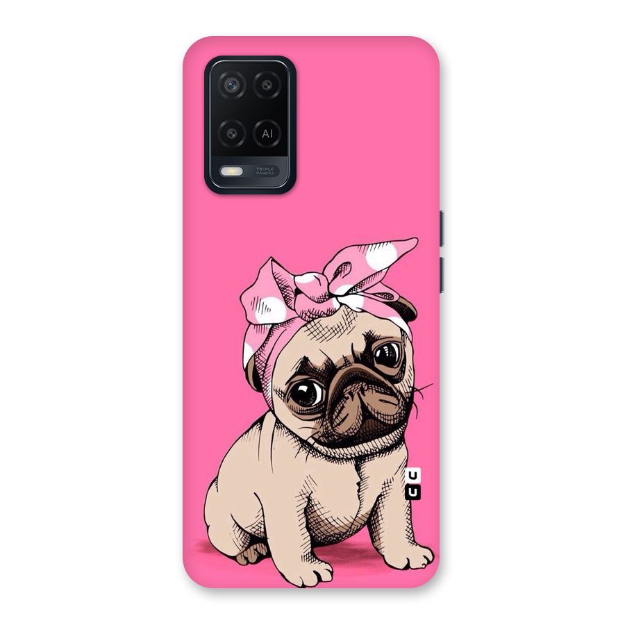 Ribbon Doggo Back Case for Oppo A54