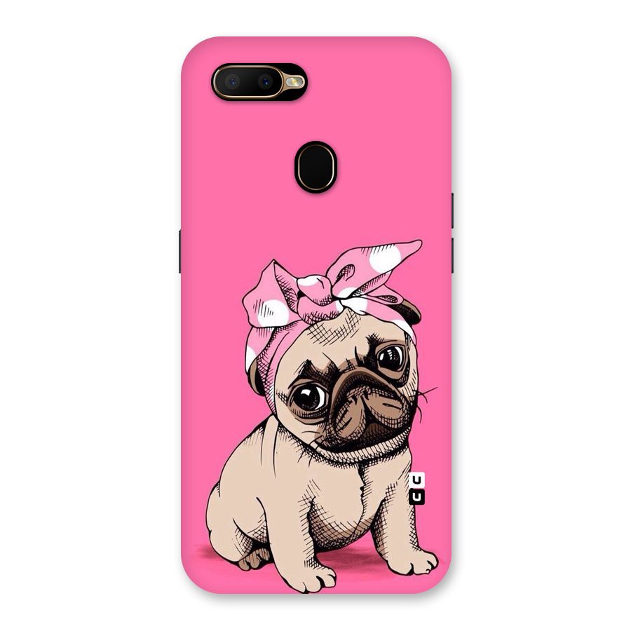Ribbon Doggo Back Case for Oppo A5s
