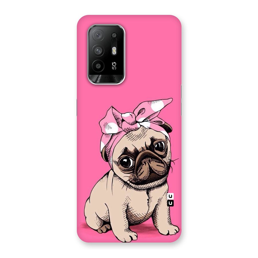 Ribbon Doggo Back Case for Oppo F19 Pro Plus 5G