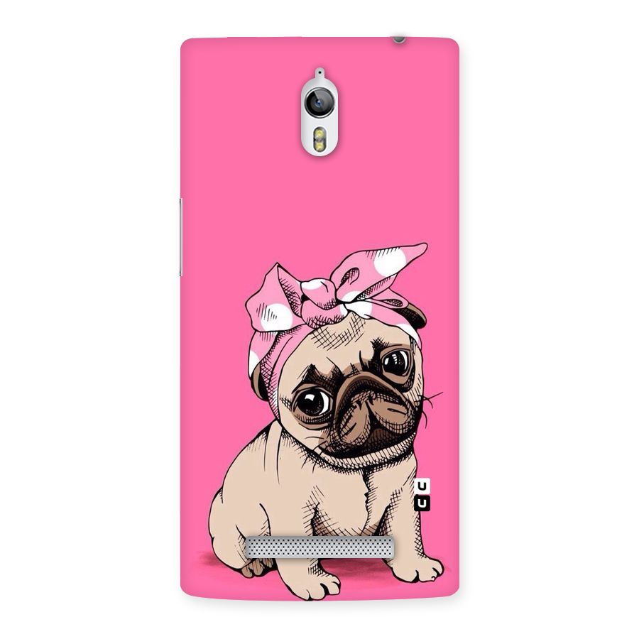 Ribbon Doggo Back Case for Oppo Find 7