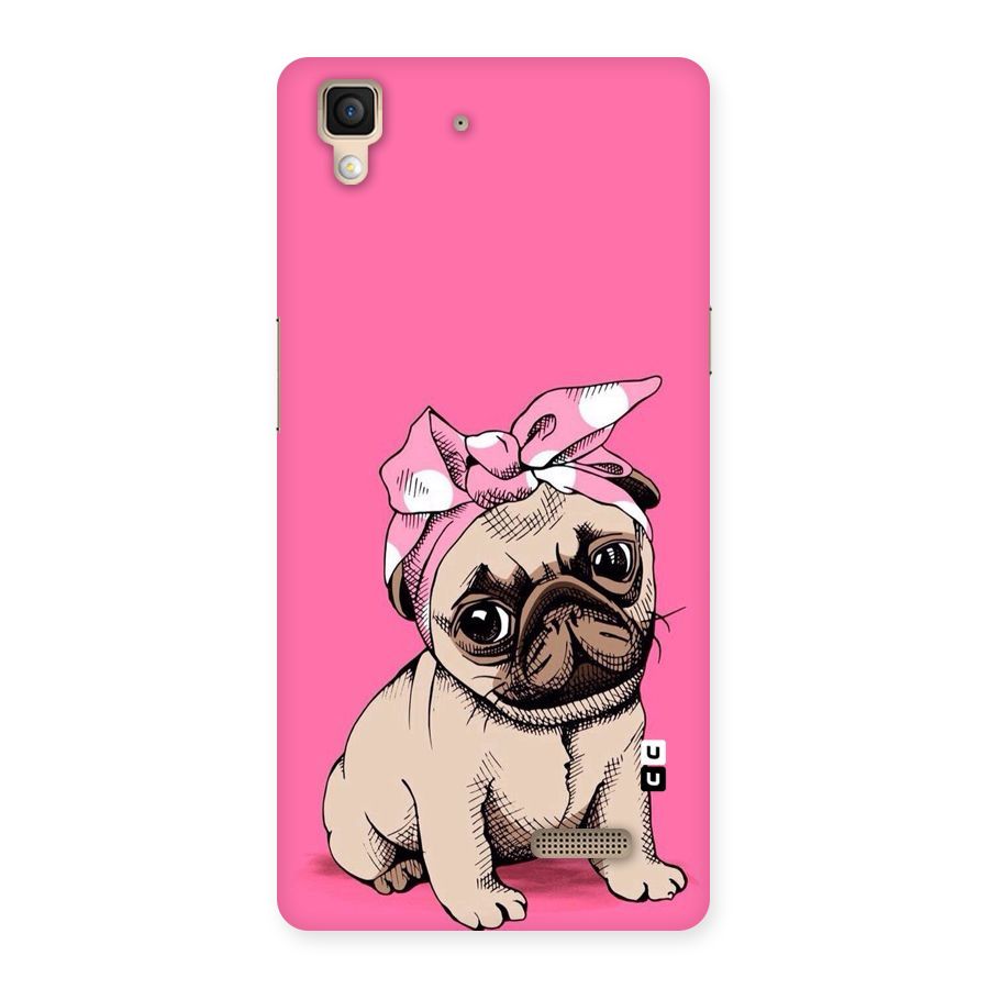 Ribbon Doggo Back Case for Oppo R7