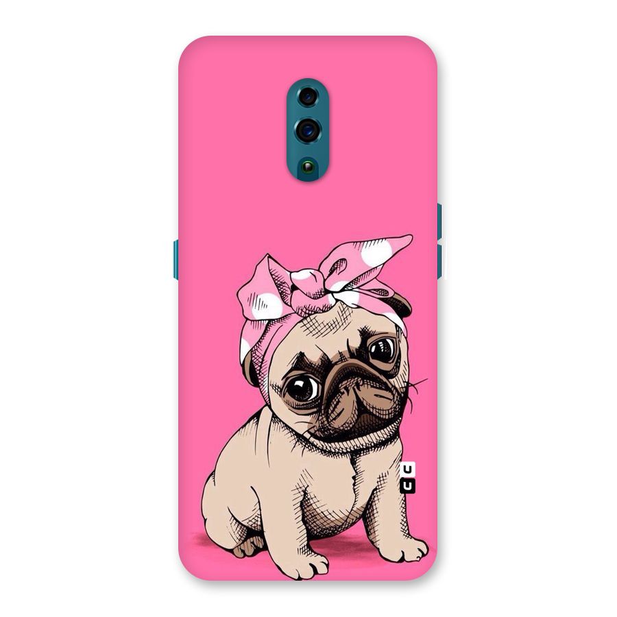 Ribbon Doggo Back Case for Oppo Reno