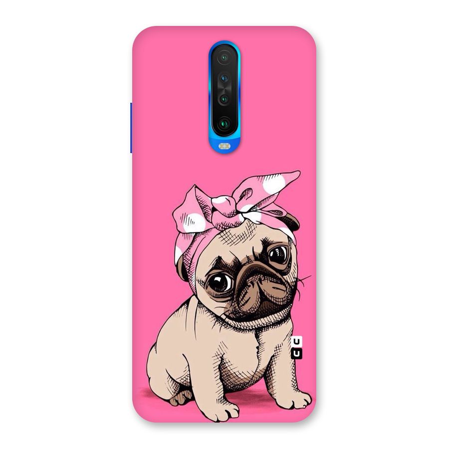 Ribbon Doggo Back Case for Poco X2