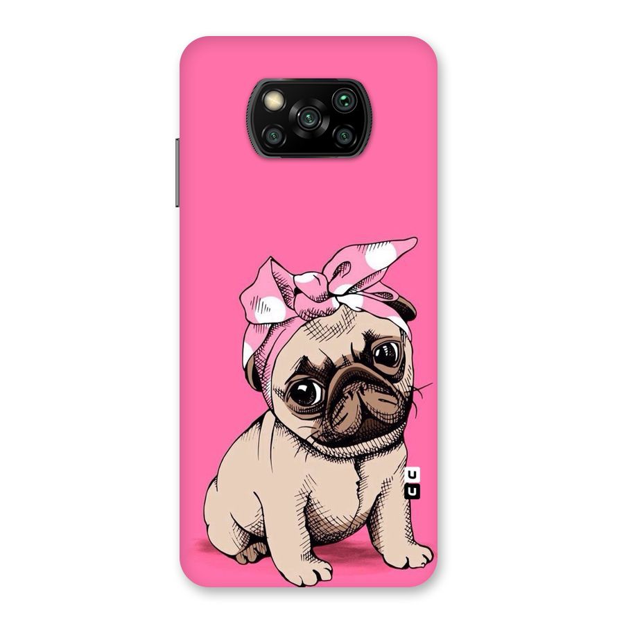 Ribbon Doggo Back Case for Poco X3