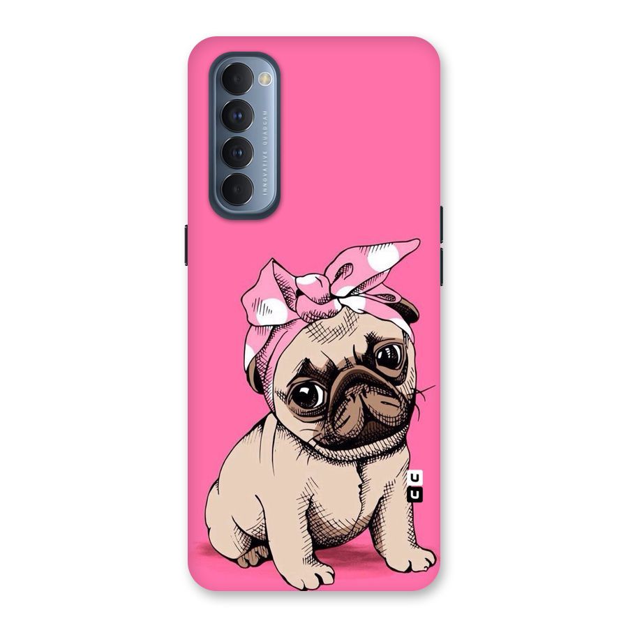 Ribbon Doggo Back Case for Reno4 Pro