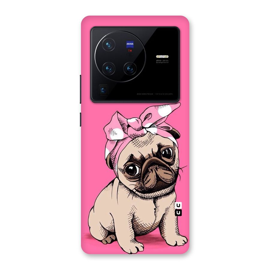 Ribbon Doggo Back Case for Vivo X80 Pro