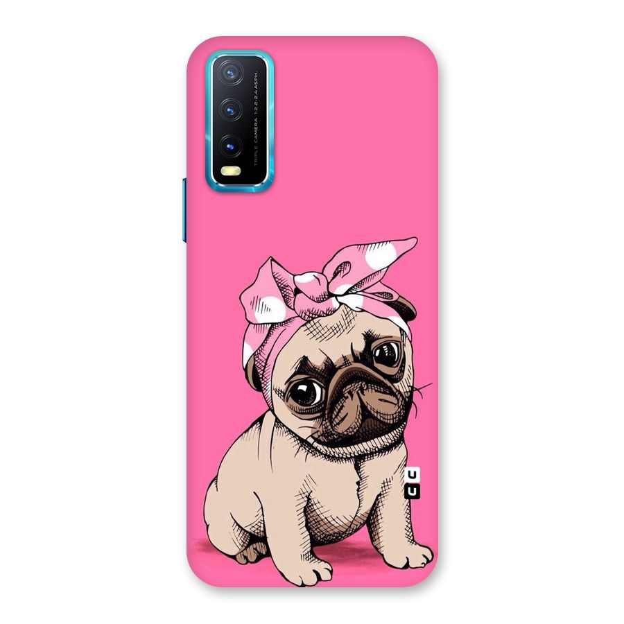 Ribbon Doggo Back Case for Vivo Y20A