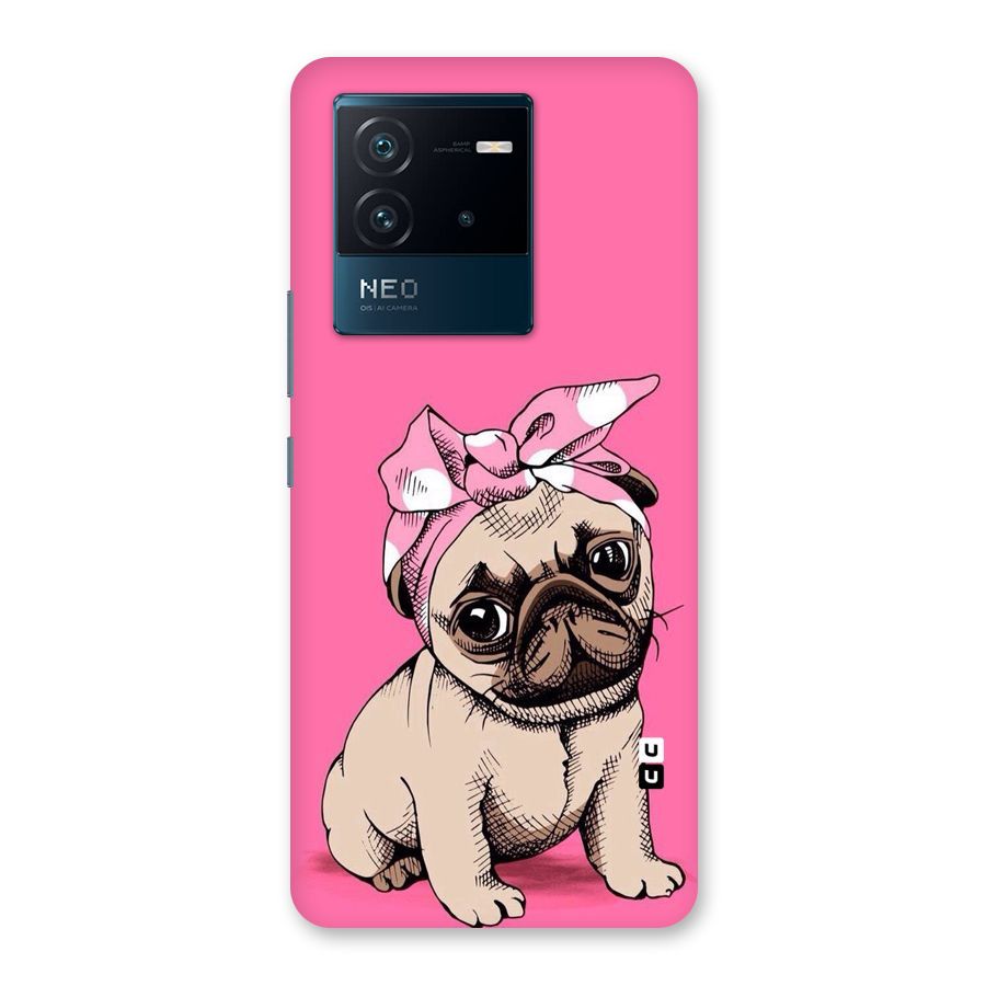 Ribbon Doggo Back Case for Vivo iQOO Neo 6 5G