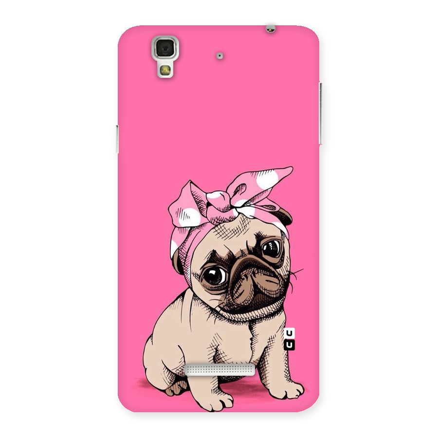 Ribbon Doggo Back Case for YU Yureka Plus