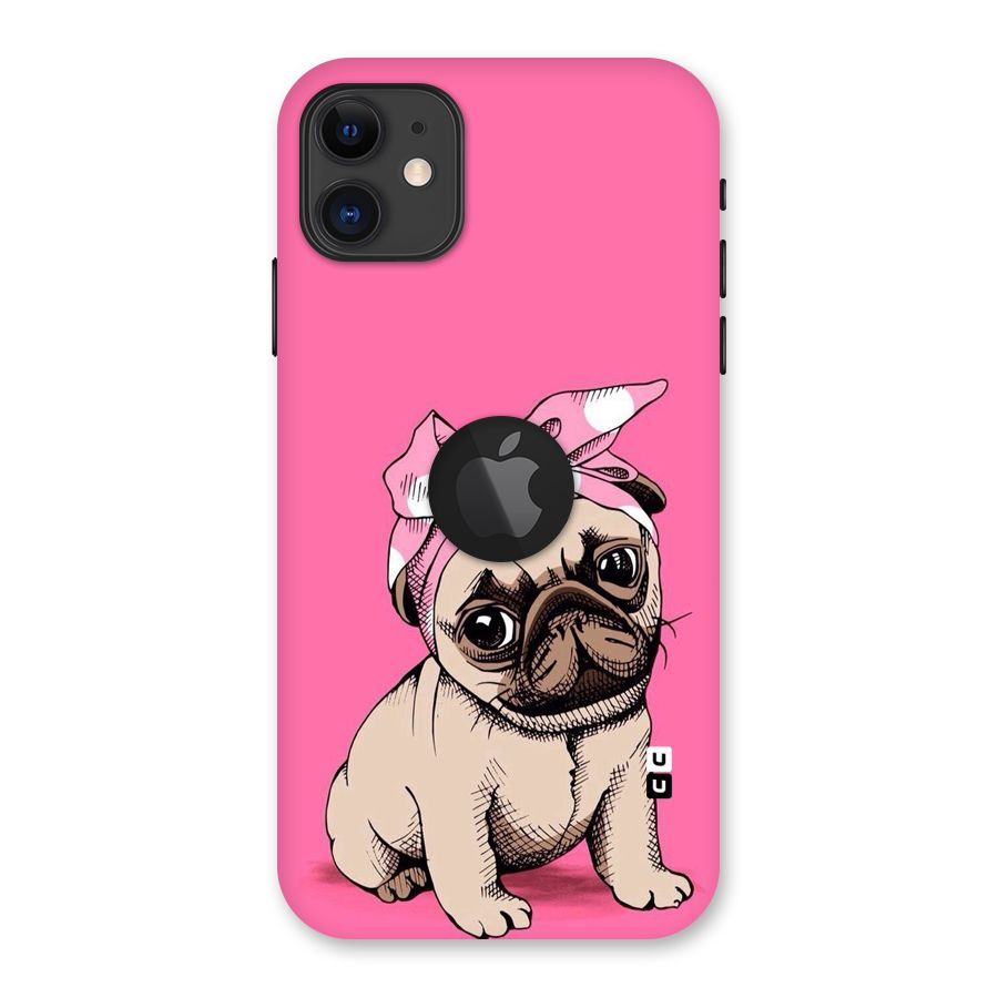 Ribbon Doggo Back Case for iPhone 11 Logo Cut