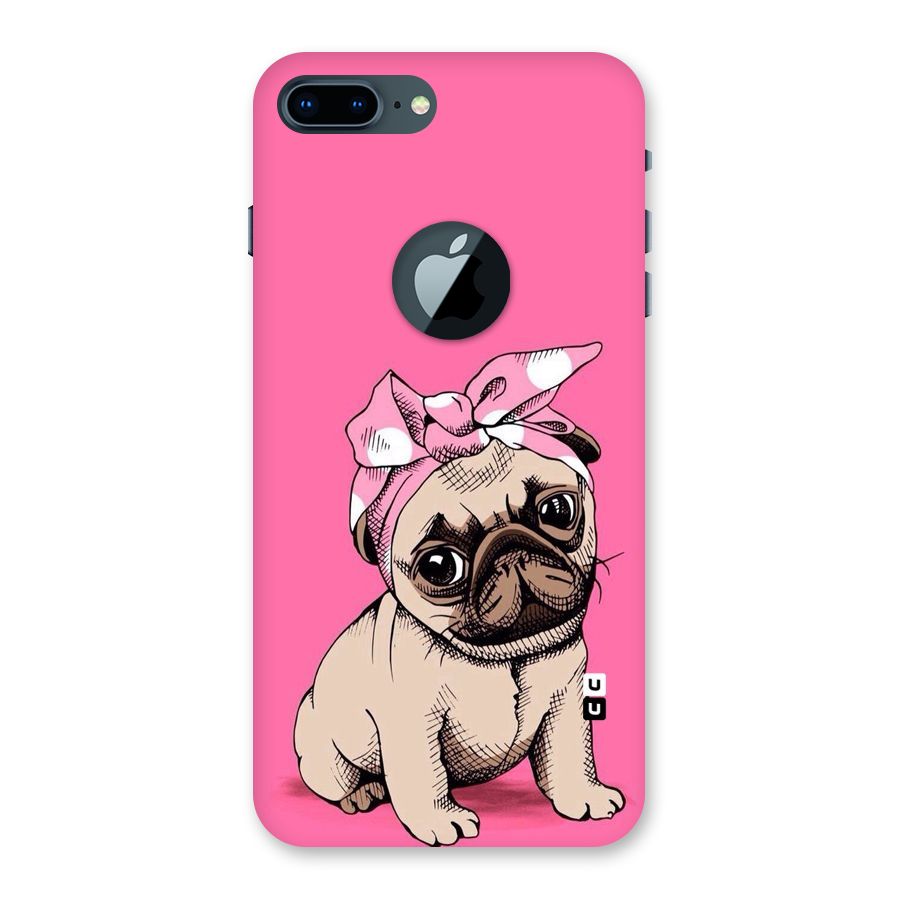 Ribbon Doggo Back Case for iPhone 7 Plus Logo Cut
