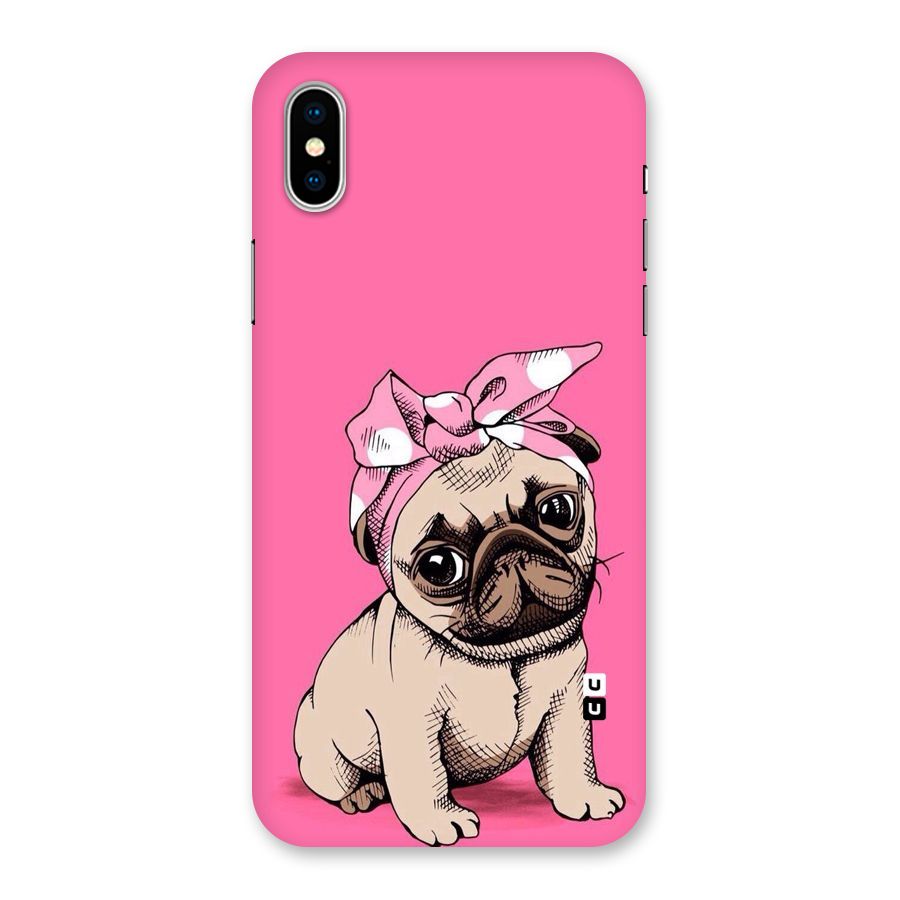 Ribbon Doggo Back Case for iPhone XS
