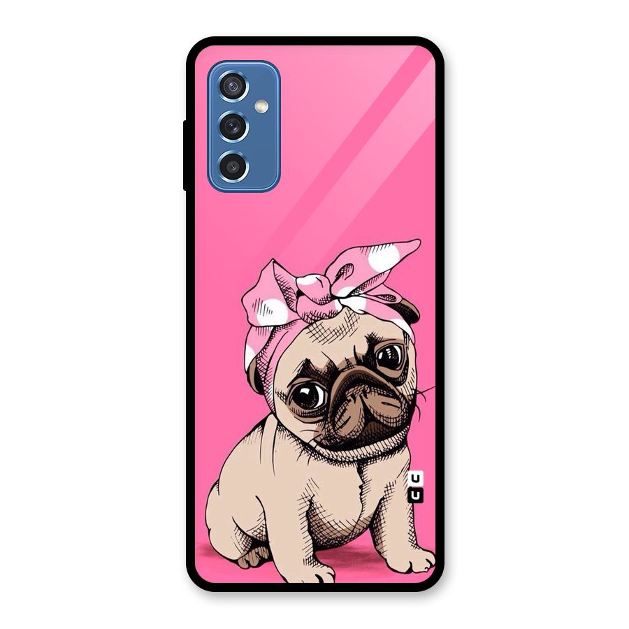 Ribbon Doggo Glass Back Case for Galaxy M52 5G