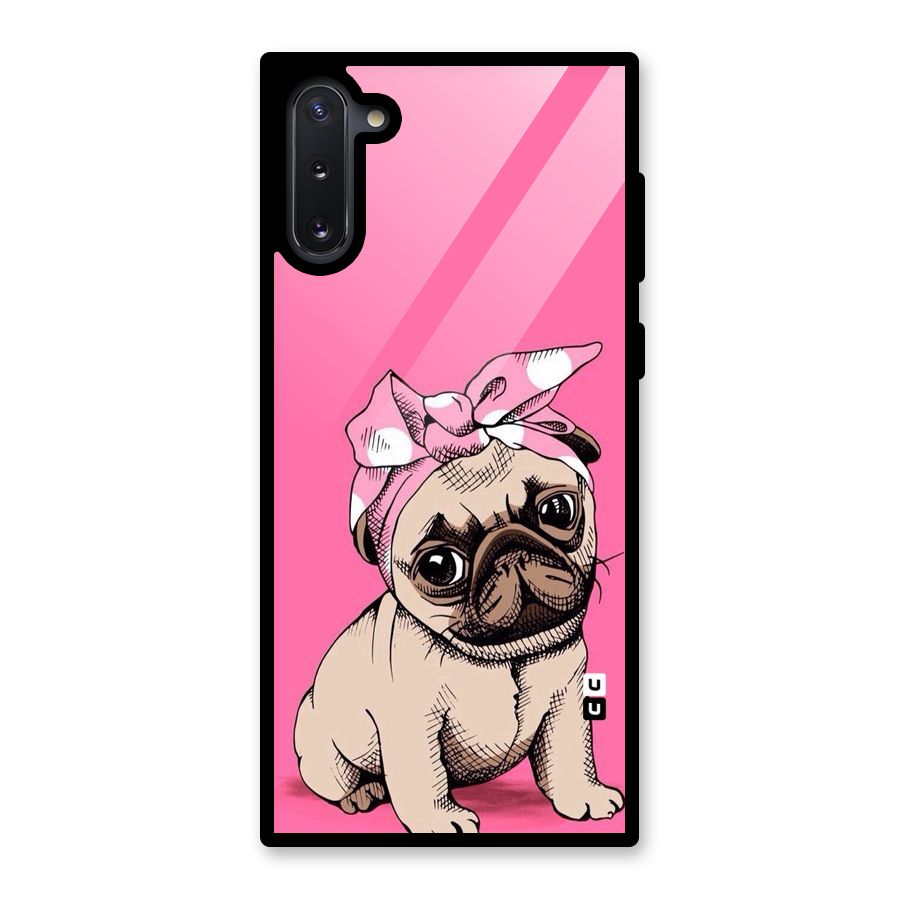 Ribbon Doggo Glass Back Case for Galaxy Note 10