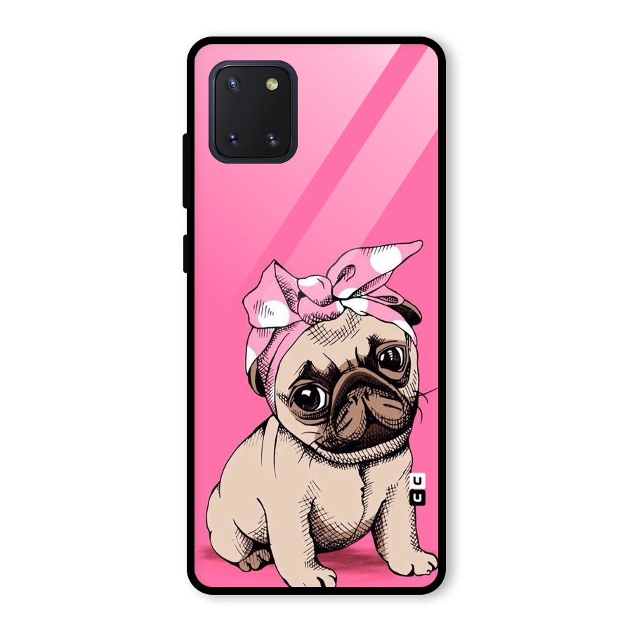 Ribbon Doggo Glass Back Case for Galaxy Note 10 Lite