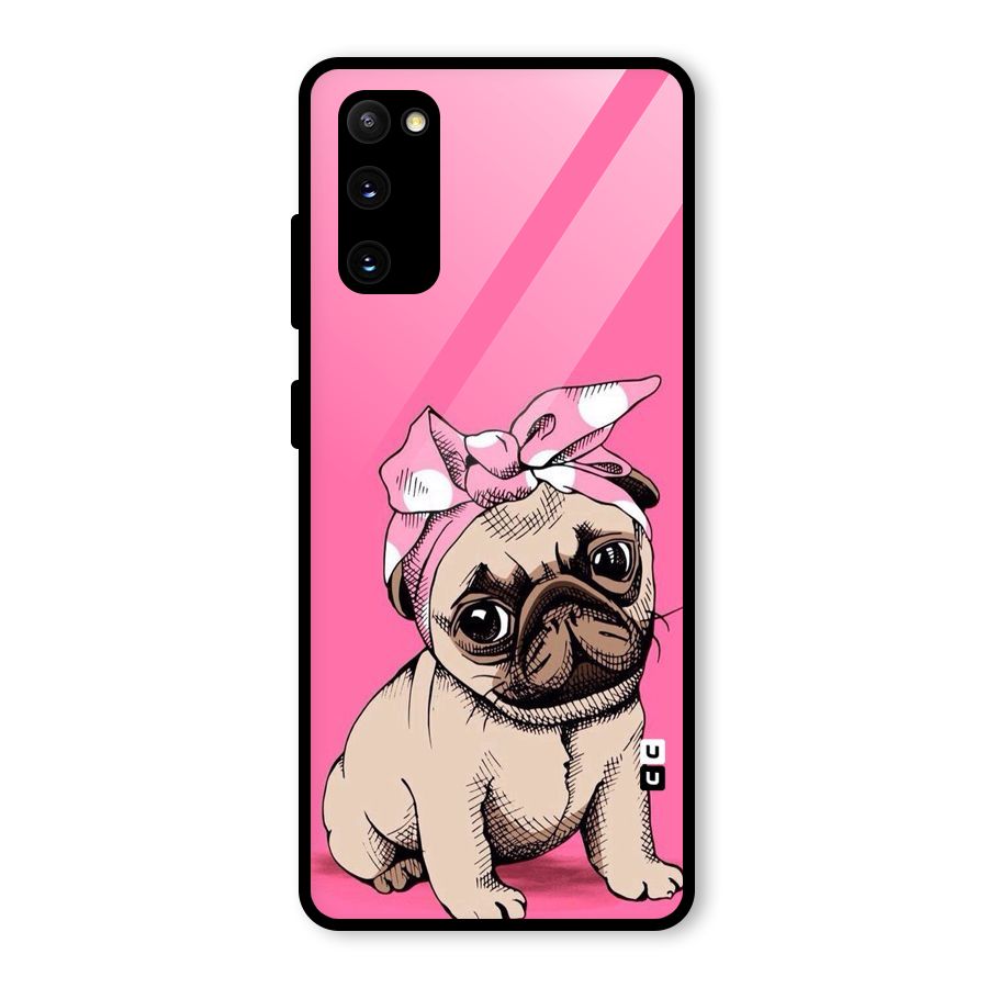 Ribbon Doggo Glass Back Case for Galaxy S20 FE 5G