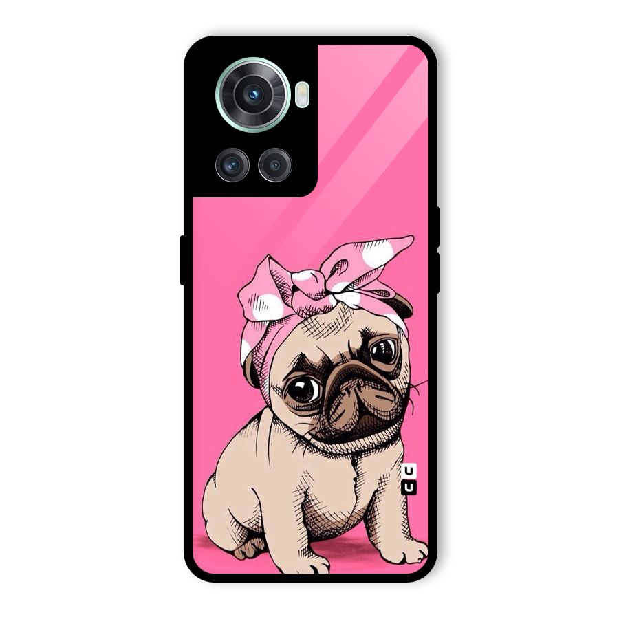 Ribbon Doggo Glass Back Case for OnePlus 10R