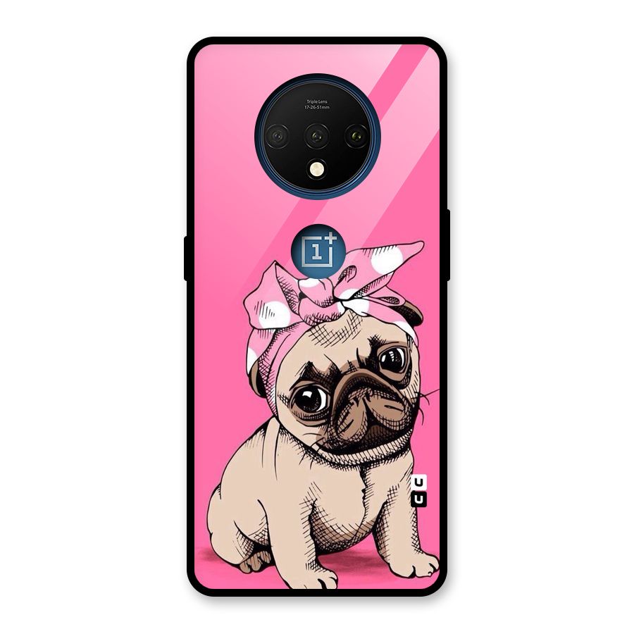 Ribbon Doggo Glass Back Case for OnePlus 7T