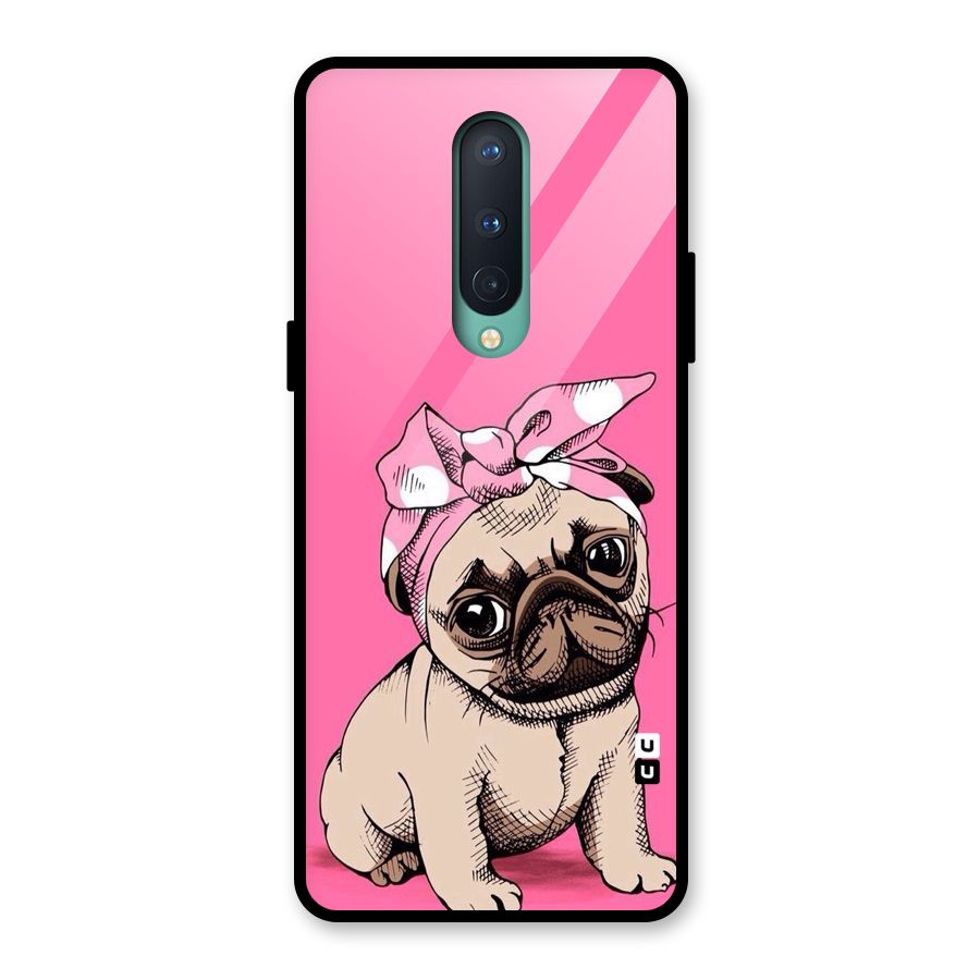 Ribbon Doggo Glass Back Case for OnePlus 8