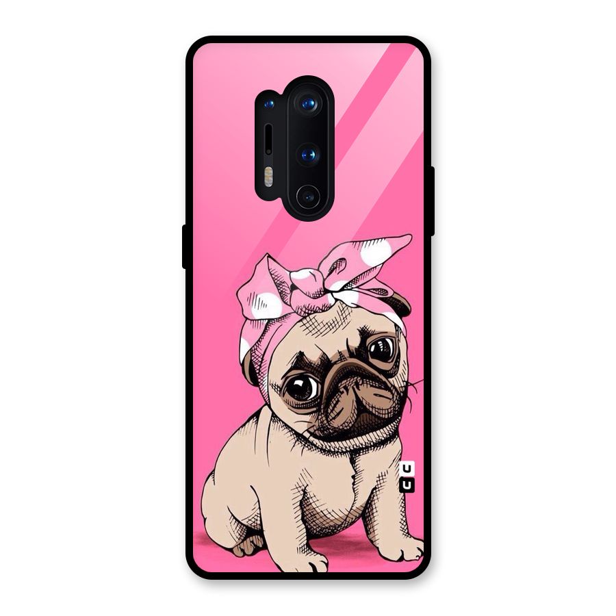 Ribbon Doggo Glass Back Case for OnePlus 8 Pro