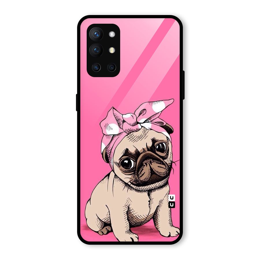 Ribbon Doggo Glass Back Case for OnePlus 9R