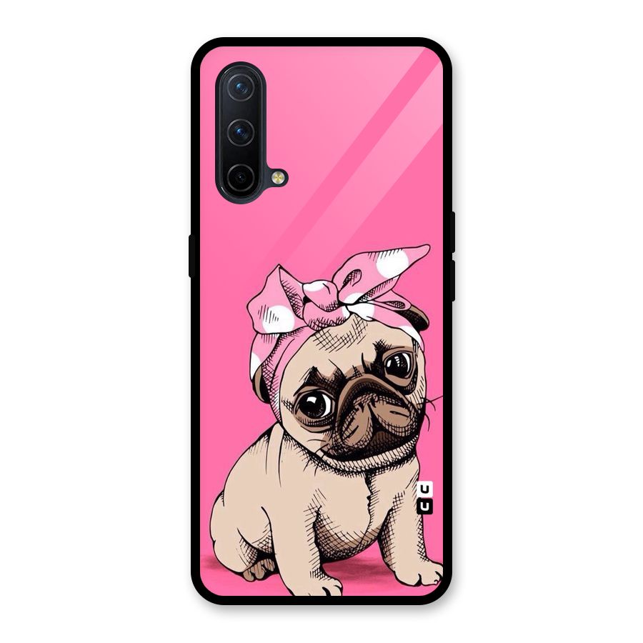 Ribbon Doggo Glass Back Case for OnePlus Nord CE 5G