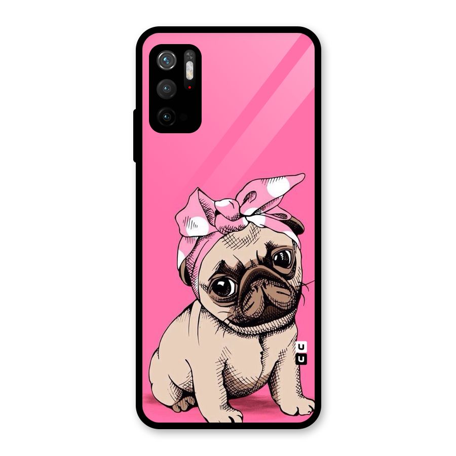 Ribbon Doggo Glass Back Case for Poco M3 Pro 5G