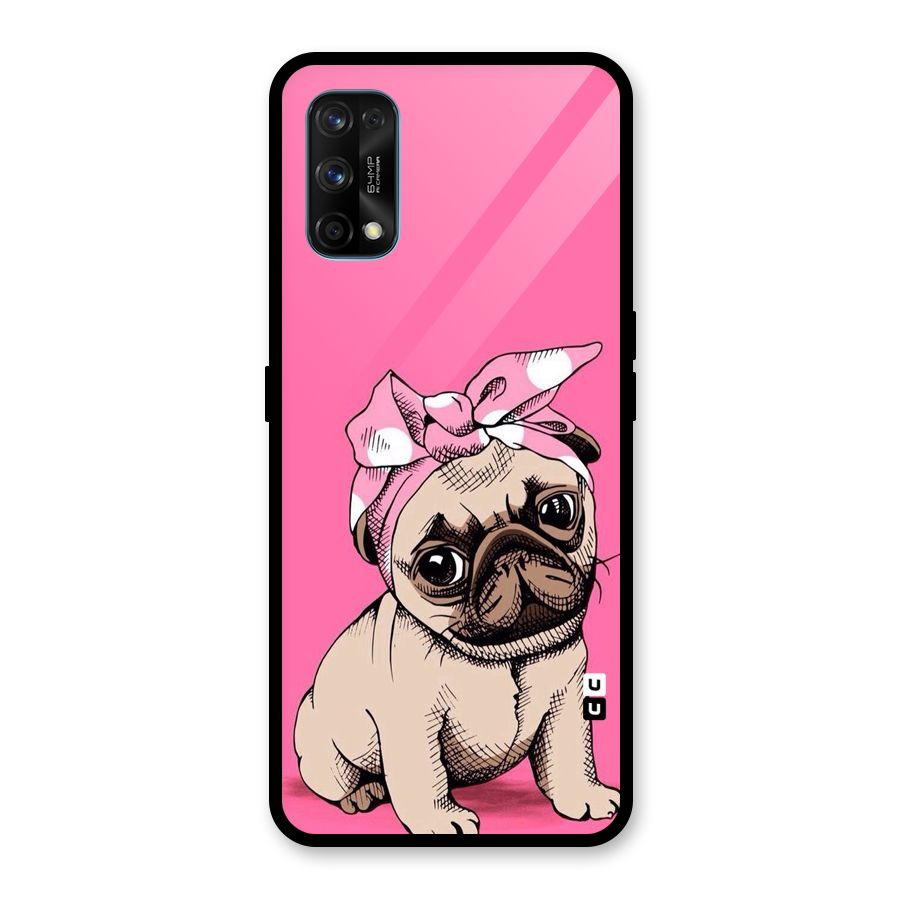 Ribbon Doggo Glass Back Case for Realme 7 Pro