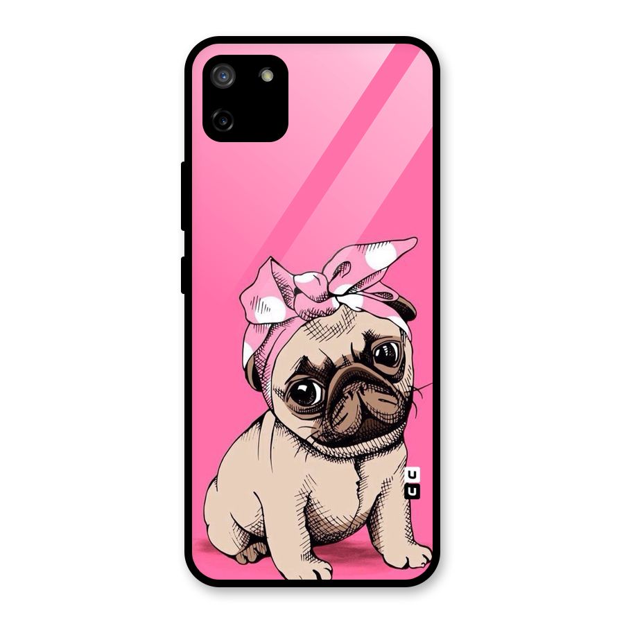 Ribbon Doggo Glass Back Case for Realme C11