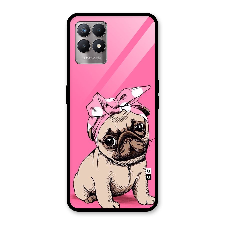 Ribbon Doggo Glass Back Case for Realme Narzo 50