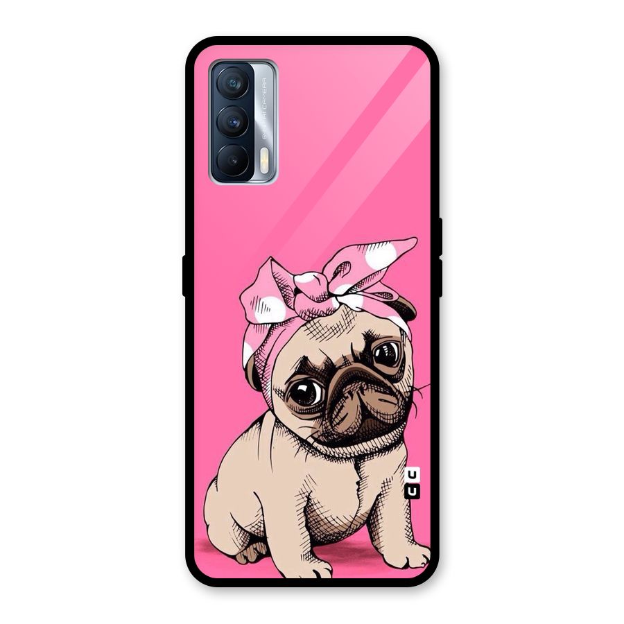 Ribbon Doggo Glass Back Case for Realme X7