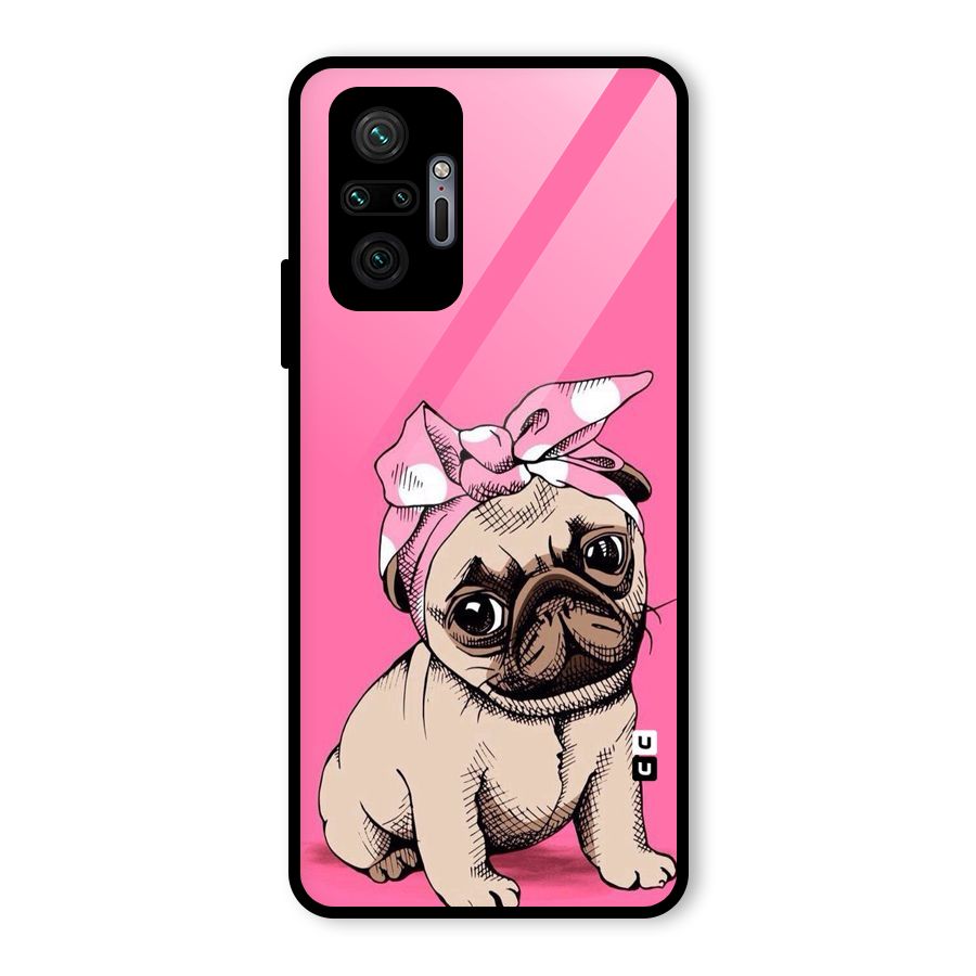 Ribbon Doggo Glass Back Case for Redmi Note 10 Pro Max