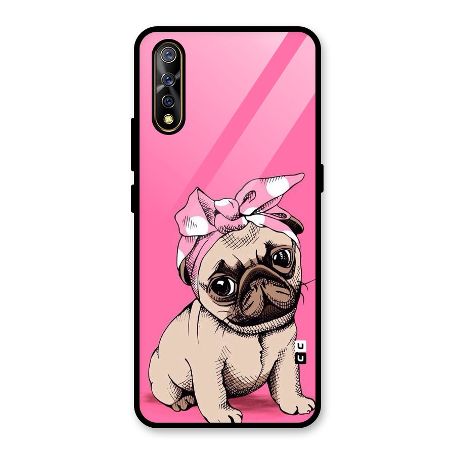 Ribbon Doggo Glass Back Case for Vivo S1